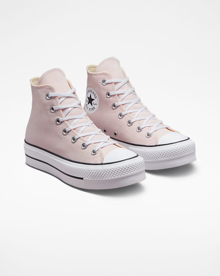 Women's Converse Chuck Taylor All Star Lift Canvas High Top Platform Shoes Pink / White / Black | AU 68435J